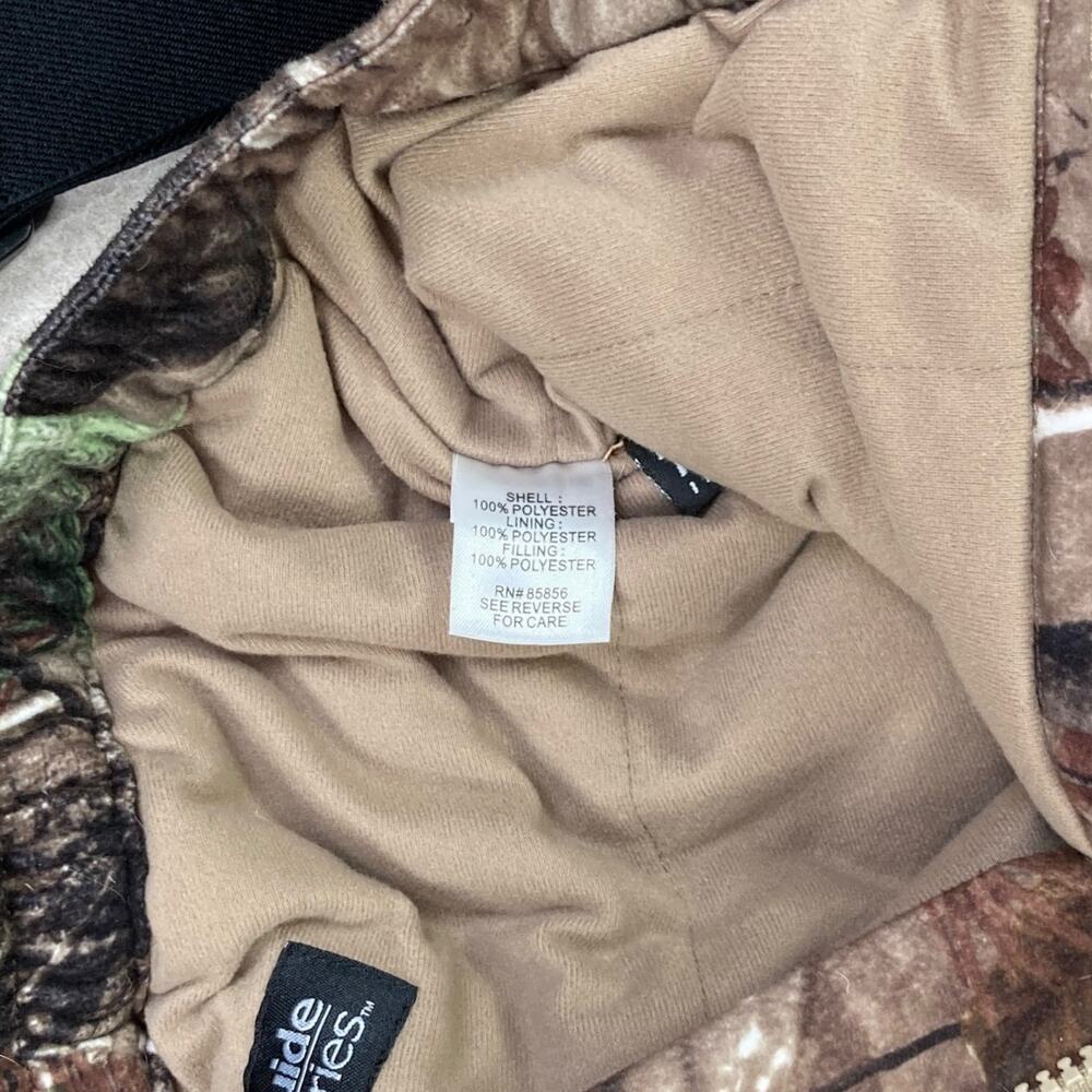 Vintage 90s Realtree Hunting Camo Overalls Youth S Baggy Wide Leg Fit Insulated - Picture 5 of 5